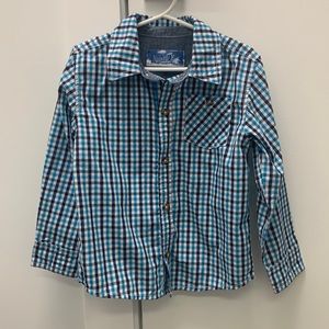 Kapital K Little Boy gingham checks shirt - size 3